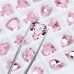 DZ 3025 6*6.6mm 5*5.5 heart shape crystal fancy stone for nail art